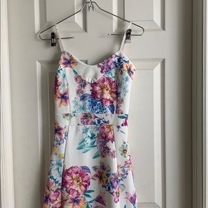 Floral midi dress